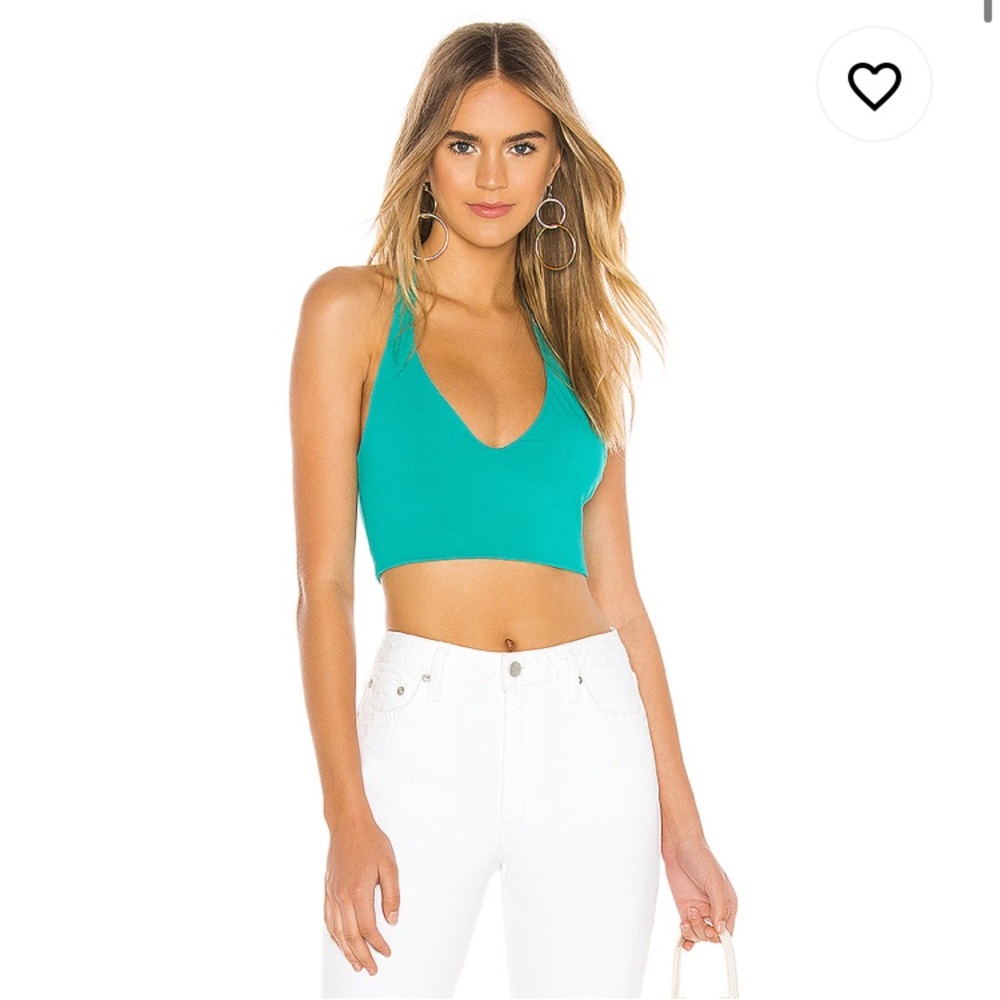 REVOLVE: superdown Isabel Bra Top in Teal